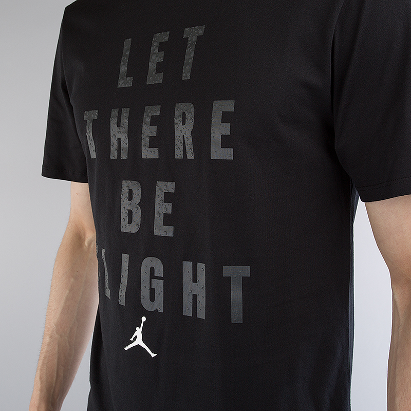мужская черная футболка Jordan Flight Tee 862433-010 - цена, описание, фото 4
